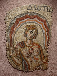 Nymph Ino (or Dotô, placed during a restoration)